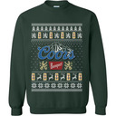 Forest Green Coors Banquet Ugly Christmas Sweater For Beer Drinkers Forest Green Coors Banquet Ugly Christmas Sweater For Beer Drinkers