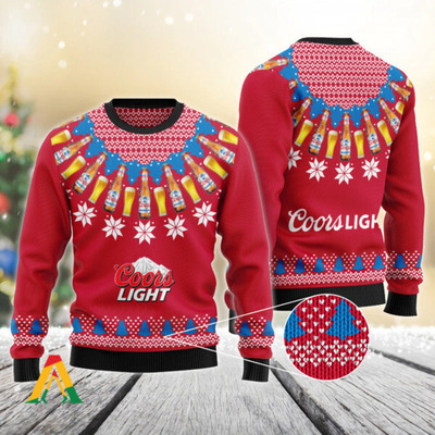 Coors Light Ugly Christmas Sweater For Beer Lovers Coors Light Ugly Christmas Sweater For Beer Lovers