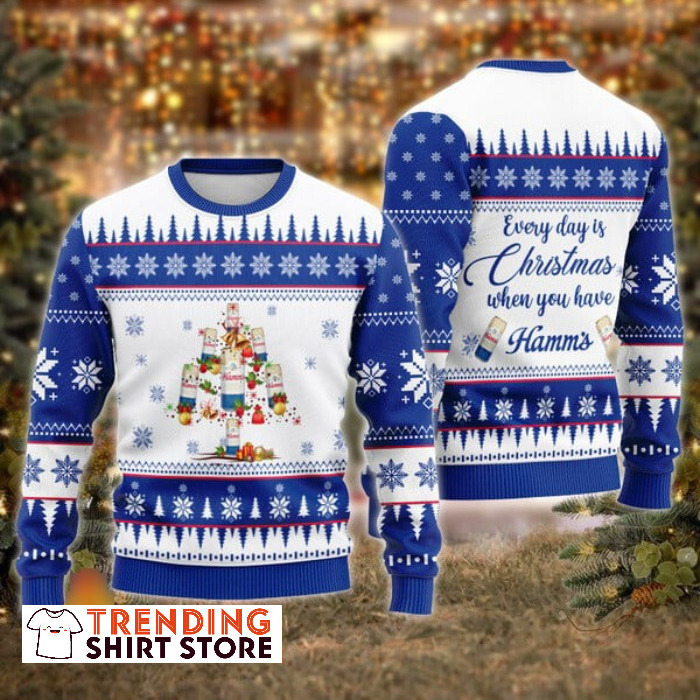 Everyday Is Christmas When U Have Hamm's Ugly Christmas Sweater