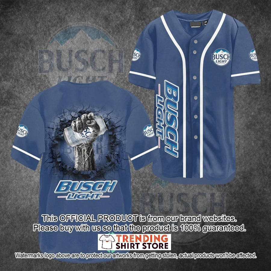 Busch Light Baseball Jersey Unusual Gift For Beer Lovers