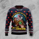 Santa And Bigfoot Are A Couple Ugly Christmas Sweater Santa And Bigfoot Are A Couple Ugly Christmas Sweater