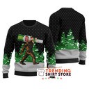 Funny Black Bigfoot Ugly Christmas Sweater Stella Artois Beer Funny Black Bigfoot Ugly Christmas Sweater Stella Artois Beer