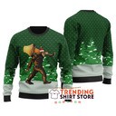 Green Bigfoot Steals Major Award Ugly Christmas Sweater Green Bigfoot Steals Major Award Ugly Christmas Sweater