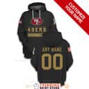 Personalized San Francisco 49ers Salute To Service Custom Name & Number Hoodie