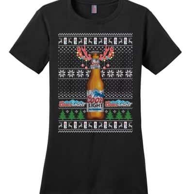 Reindeer Coors Light Christmas T-Shirt Reindeer Coors Light Christmas T-Shirt