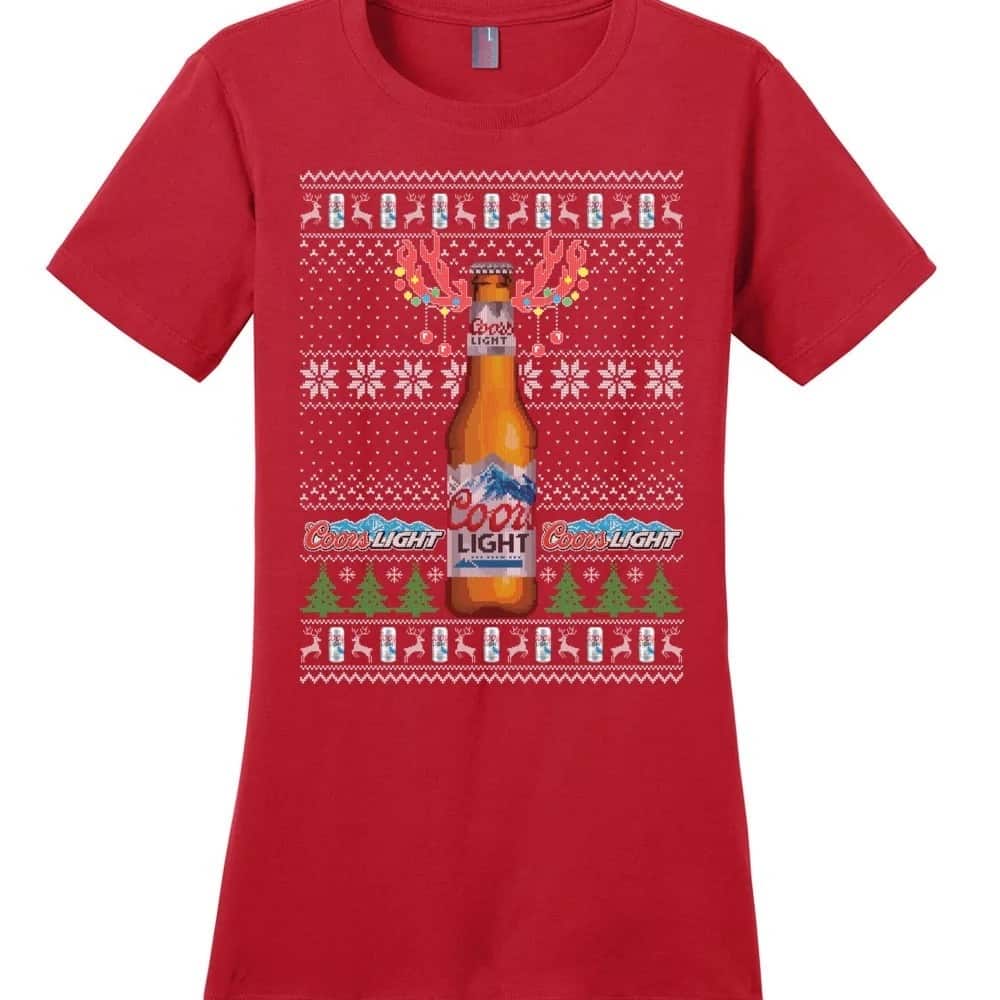Reindeer Coors Light Christmas T-Shirt Reindeer Coors Light Christmas T-Shirt