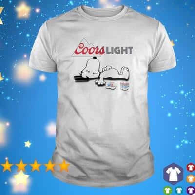Funny Snoopy Coors Light T-Shirt Funny Snoopy Coors Light T-Shirt