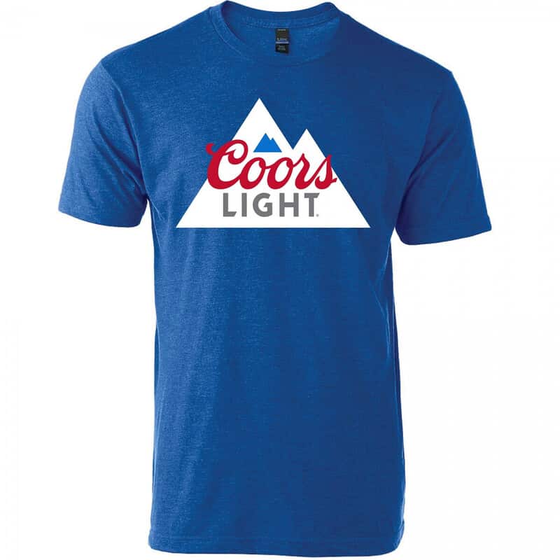 Coors Light Cold Mountains Logo T-Shirt Coors Light Cold Mountains Logo T-Shirt