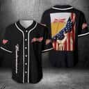 Budweiser Baseball Jersey American Flag Independence Day Budweiser Baseball Jersey American Flag Independence Day