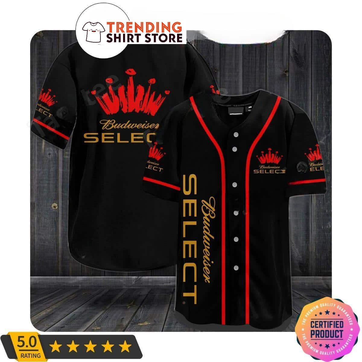 Budweiser Select Baseball Jersey