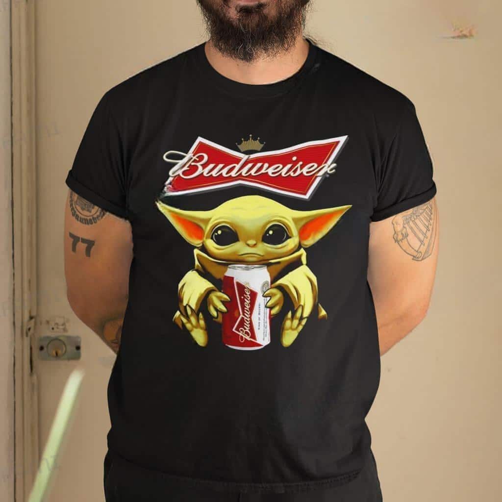 Baby Yoda Star Wars Loves Budweiser Beer T-Shirt Baby Yoda Star Wars Loves Budweiser Beer T-Shirt