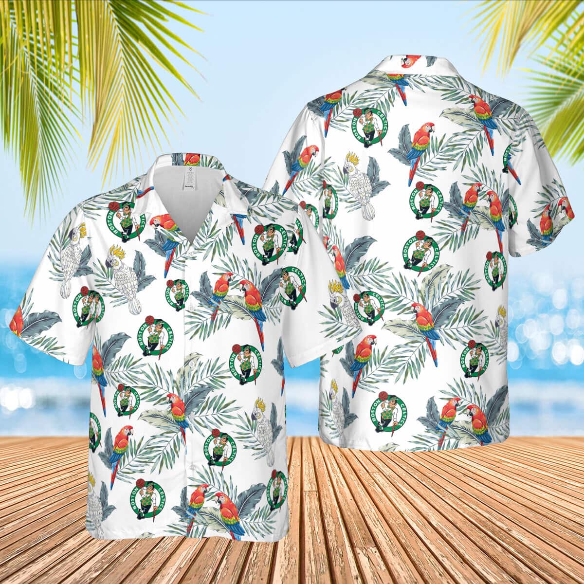 Boston Celtics Hawaiian Shirt Gift For Basketball Lovers Boston Celtics Hawaiian Shirt Gift For Basketball Lovers