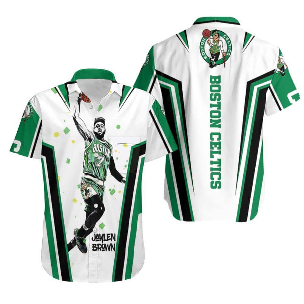 Jaylen Brown Boston Celtics Hawaiian Shirt Jaylen Brown Boston Celtics Hawaiian Shirt