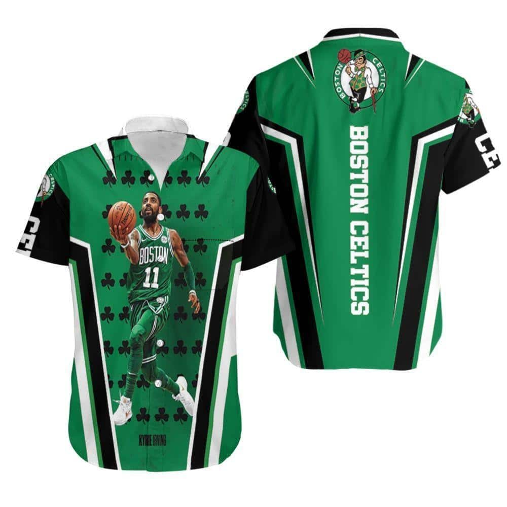Kyrie Irving Boston Celtics Hawaiian Shirt Gift For Basketball Lovers Kyrie Irving Boston Celtics Hawaiian Shirt Gift For Basketball Lovers