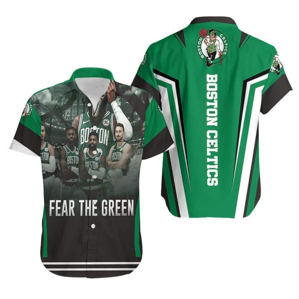 Boston Celtics Hawaiian Shirt Fear The Green Boston Celtics Hawaiian Shirt Fear The Green