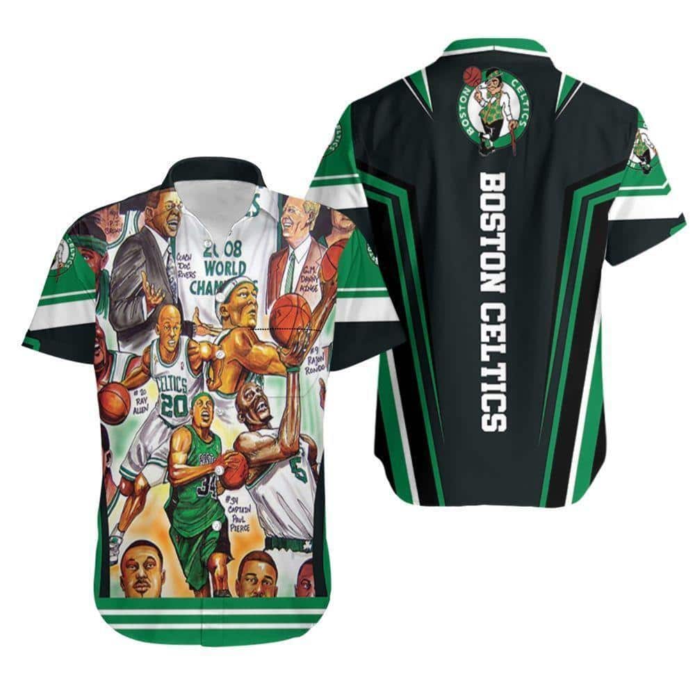Boston Celtics Hawaiian Shirt For Basketball Players Boston Celtics Hawaiian Shirt For Basketball Players