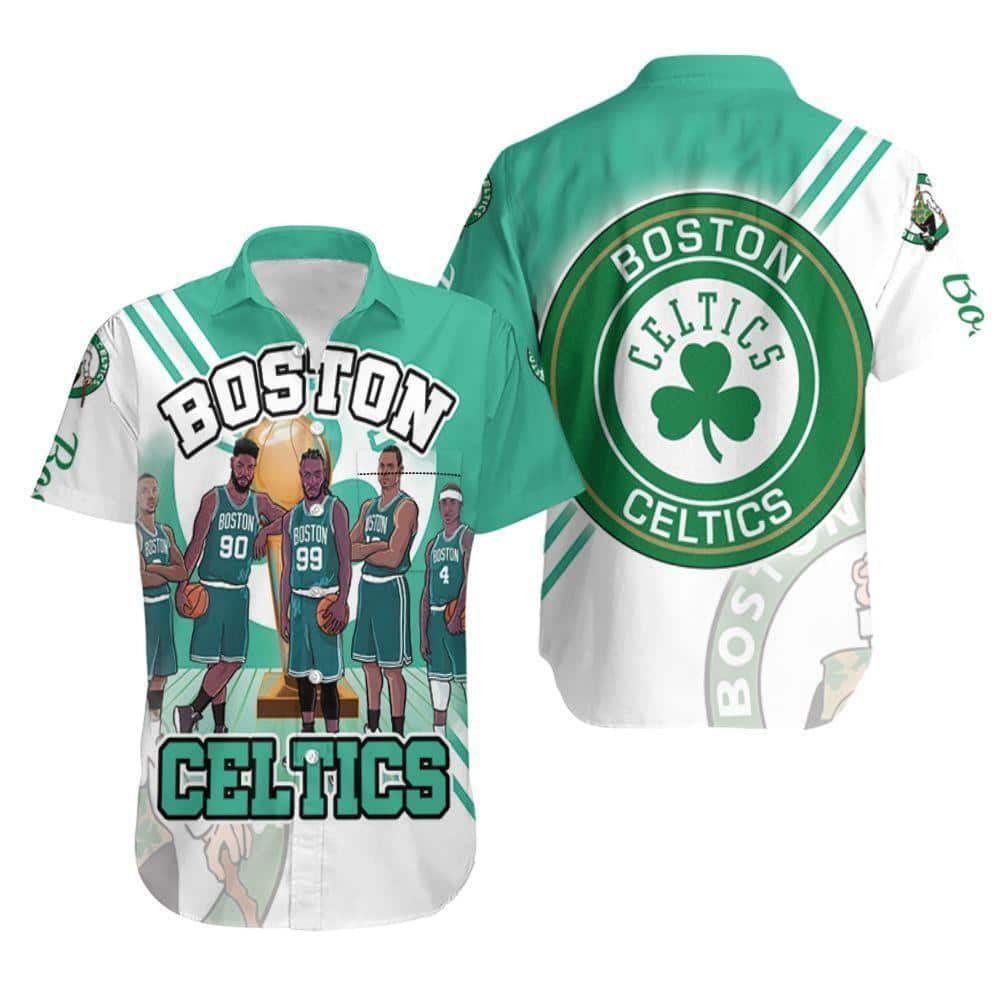 Boston Celtics Hawaiian Shirt Gift For Basketball Fans Boston Celtics Hawaiian Shirt Gift For Basketball Fans