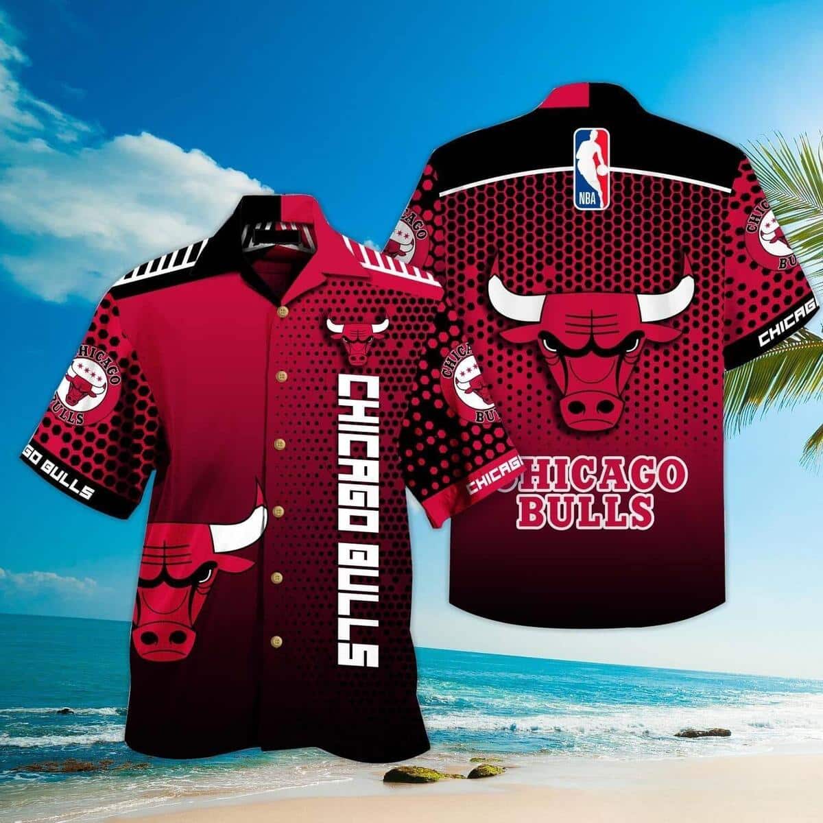 NBA Chicago Bulls Hawaiian Shirt Gift For Basketball Fans NBA Chicago Bulls Hawaiian Shirt Gift For Basketball Fans