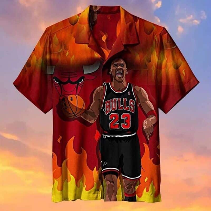 Cool Chicago Bulls Hawaiian Shirt Baseball Fans Gift Cool Chicago Bulls Hawaiian Shirt Baseball Fans Gift