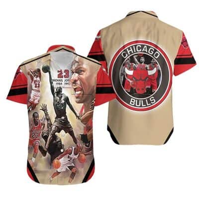 Legend Michael Jordan Chicago Bulls Hawaiian Shirt Legend Michael Jordan Chicago Bulls Hawaiian Shirt