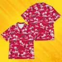 Chicago Bulls Hawaiian Shirt Tree Island Pattern Gift For Beach Lovers