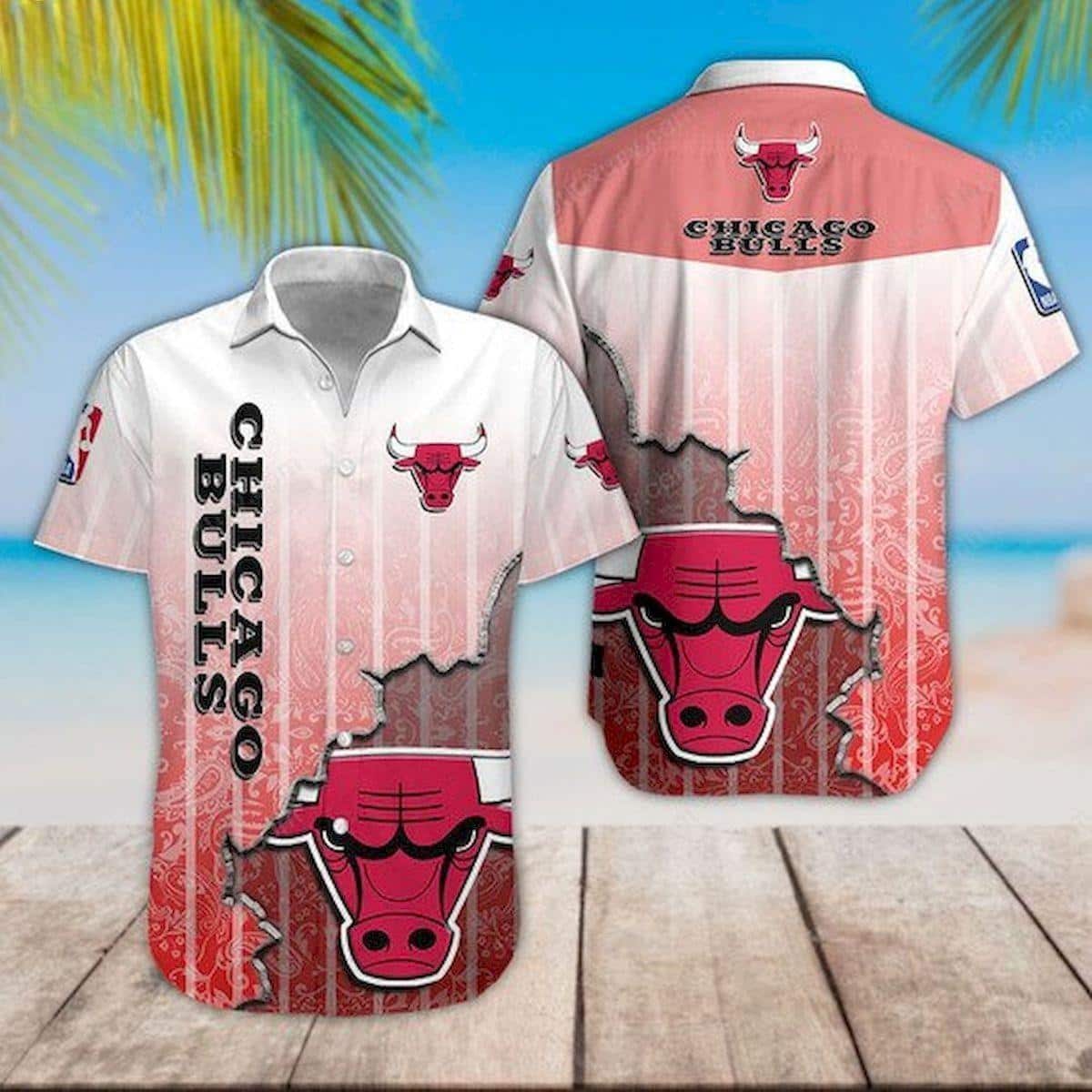 NBA Chicago Bulls Hawaiian Shirt For Basketball Fans NBA Chicago Bulls Hawaiian Shirt For Basketball Fans