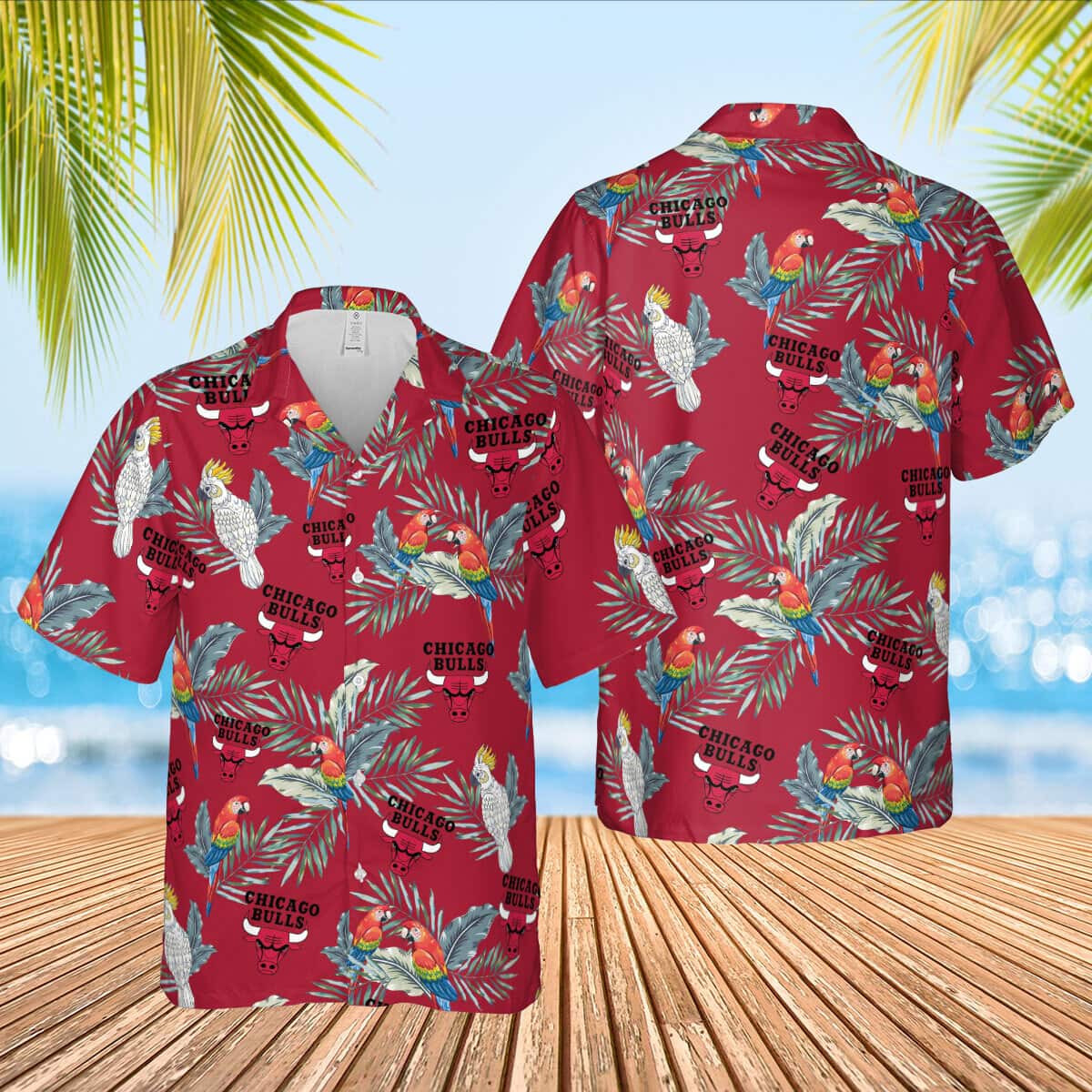 NBA Chicago Bulls Hawaiian Shirt Birthday Gift For Beach Lovers NBA Chicago Bulls Hawaiian Shirt Birthday Gift For Beach Lovers