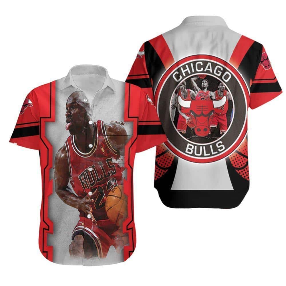 Michael Jordan 23 Chicago Bulls Hawaiian Shirt Gift For Basketball Fans Michael Jordan 23 Chicago Bulls Hawaiian Shirt Gift For Basketball Fans