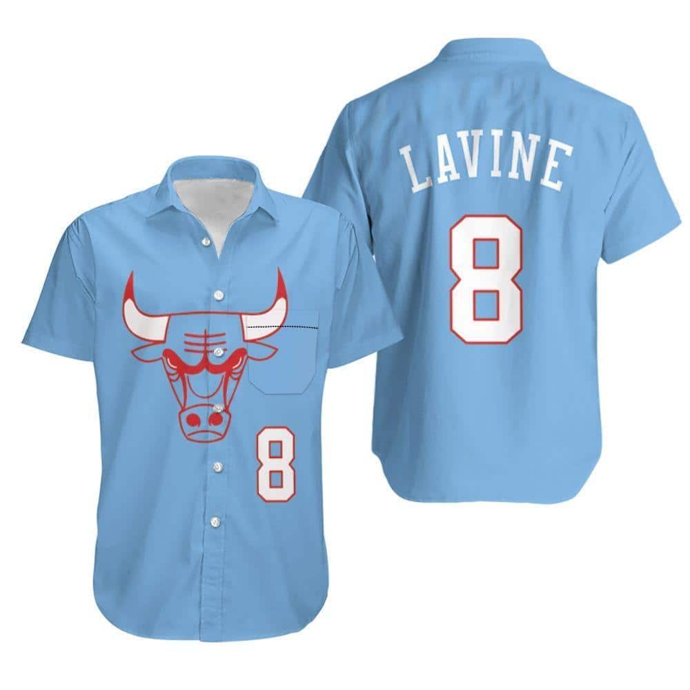 Basic Zach Lavine 8 Chicago Bulls Hawaiian Shirt Basic Zach Lavine 8 Chicago Bulls Hawaiian Shirt
