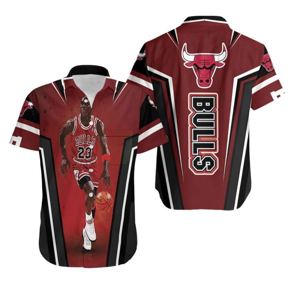 Michael Jordan 23 Chicago Bulls Hawaiian Shirt Best Basketball Gift Michael Jordan 23 Chicago Bulls Hawaiian Shirt Best Basketball Gift