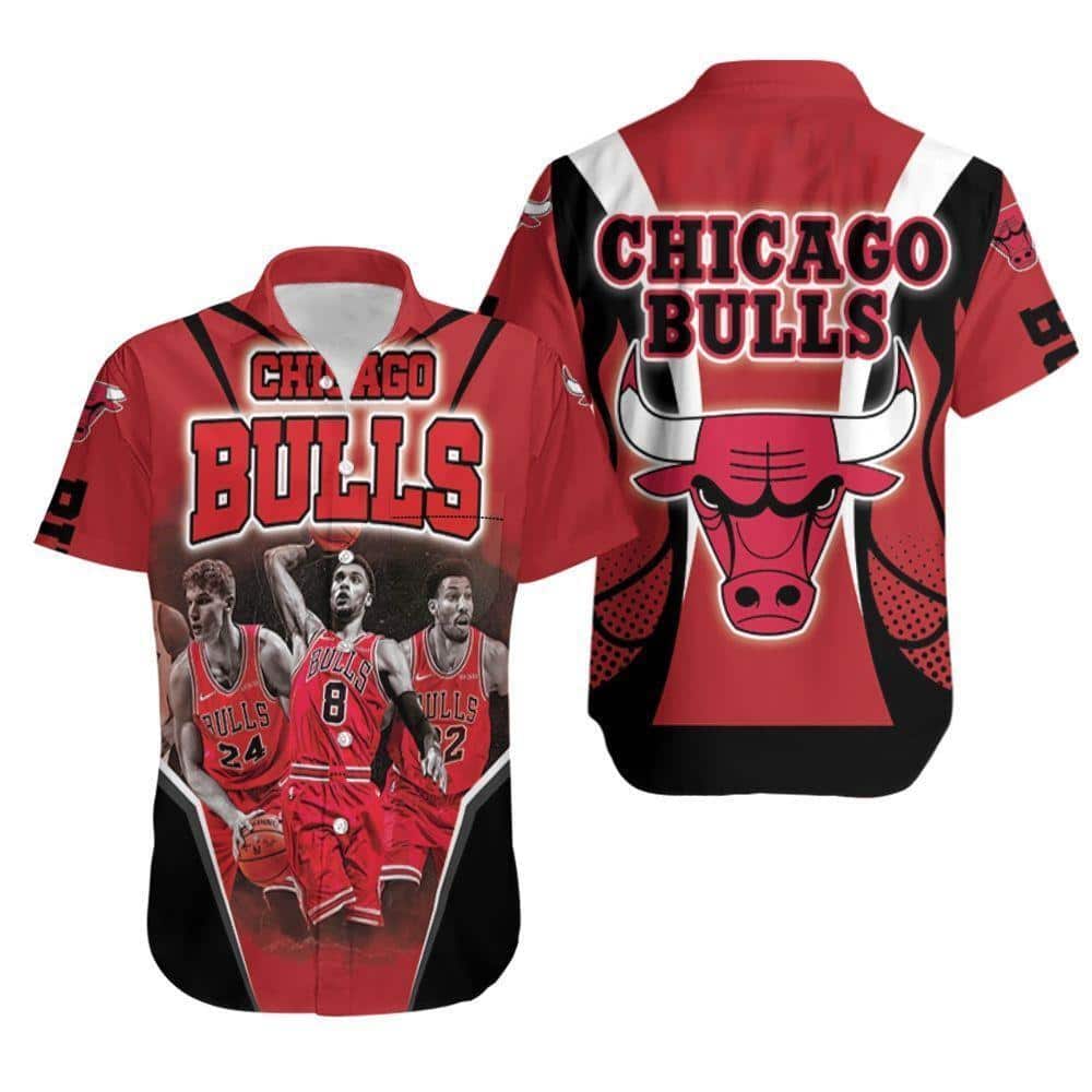 24 Markkanen 8 Lavine 22 Potter Jr Chicago Bulls Hawaiian Shirt 24 Markkanen 8 Lavine 22 Potter Jr Chicago Bulls Hawaiian Shirt