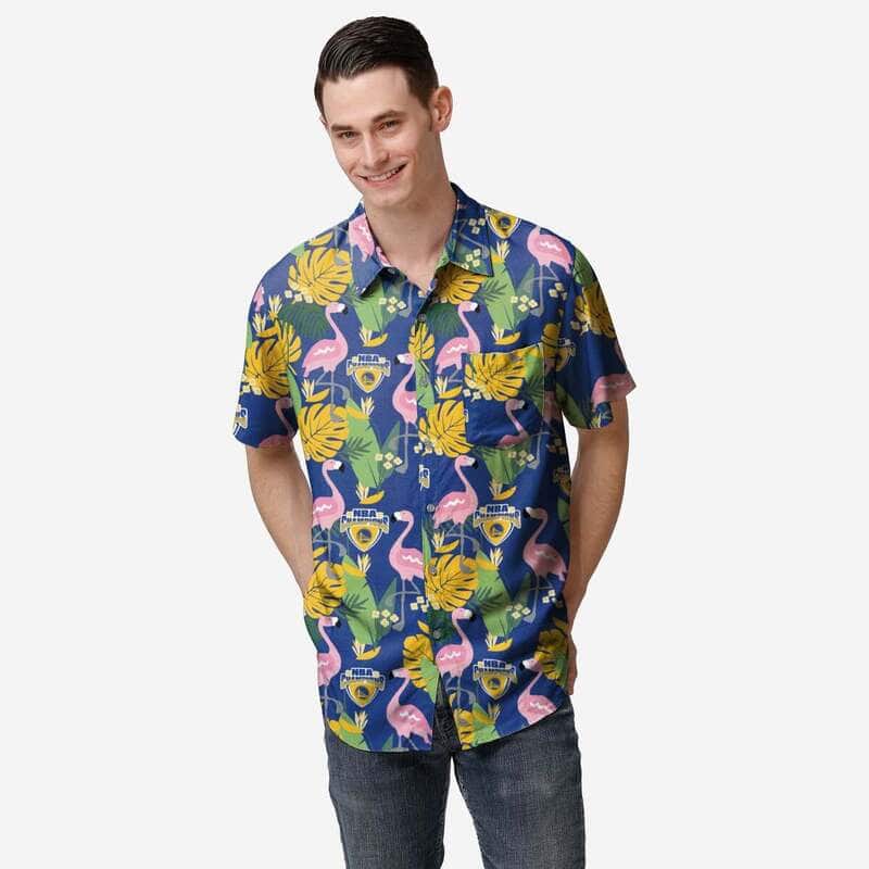 Golden State Warriors Hawaiian Shirt NBA Champions Gift For Beach Lovers Golden State Warriors Hawaiian Shirt NBA Champions Gift For Beach Lovers