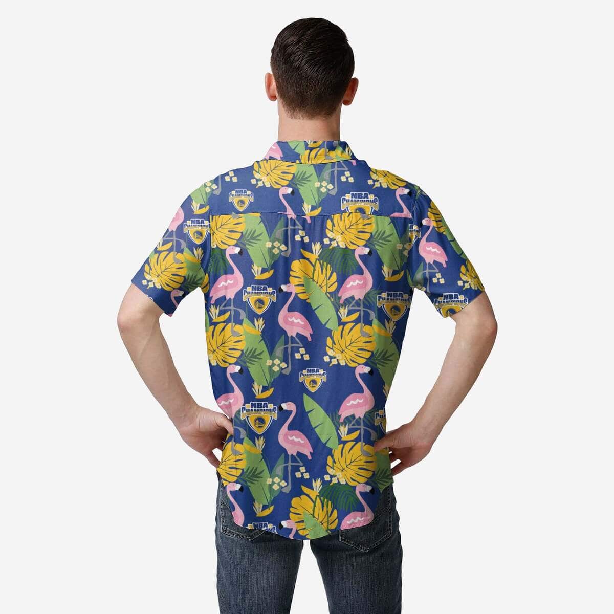 Golden State Warriors Hawaiian Shirt NBA Champions Gift For Beach Lovers Golden State Warriors Hawaiian Shirt NBA Champions Gift For Beach Lovers