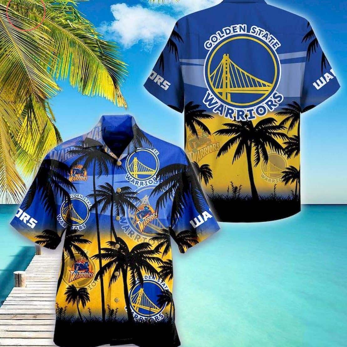 Golden State Warrior Hawaiian Shirt Gift For Beach Lovers Golden State Warrior Hawaiian Shirt Gift For Beach Lovers