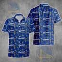 Navy Golden State Warriors Hawaiian Shirt