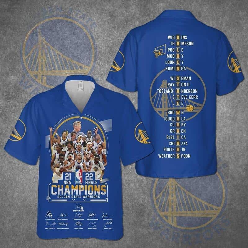 Golden State Warriors Champions Hawaiian Shirt Golden State Warriors Champions Hawaiian Shirt