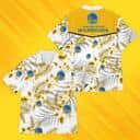 Golden State Warriors Hawaiian Shirt Tropical Patterns Gift For Basketball Lovers Golden State Warriors Hawaiian Shirt Tropical Patterns Gift For Basketball Lovers