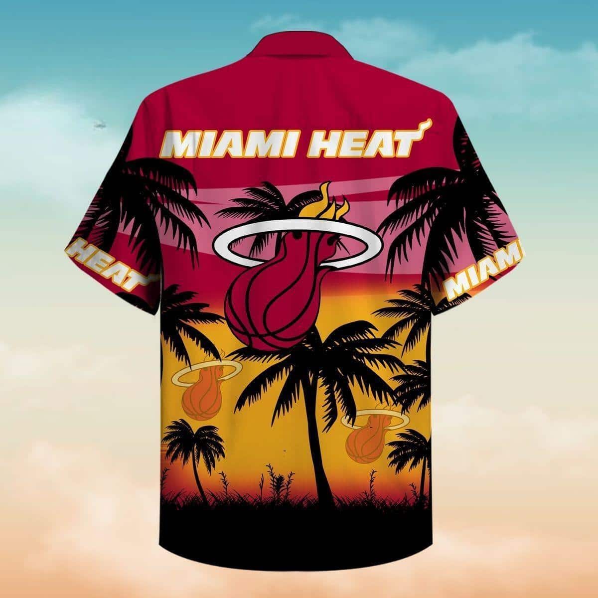 Vintage Miami Heat Hawaiian Shirt Gift For Beach Lovers Vintage Miami Heat Hawaiian Shirt Gift For Beach Lovers