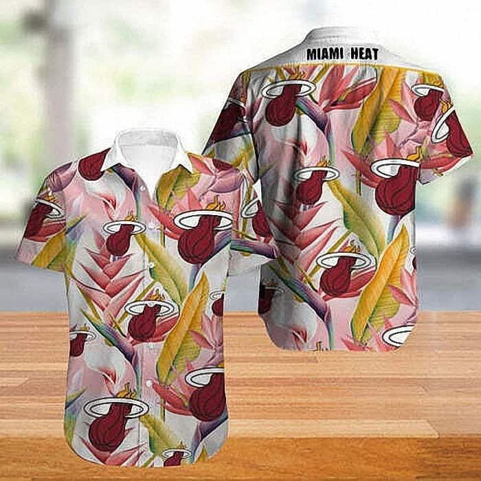 Miami Heat Hawaiian Shirt Gift For Basketball Fans Miami Heat Hawaiian Shirt Gift For Basketball Fans