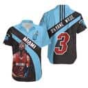 Dwyane Wade 3 Miami Heat Hawaiian Shirt Gift For Basketball Fans Dwyane Wade 3 Miami Heat Hawaiian Shirt Gift For Basketball Fans