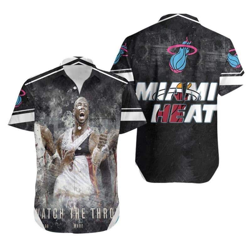 Miami Heat Hawaiian Shirt Watch The Throne Miami Heat Hawaiian Shirt Watch The Throne