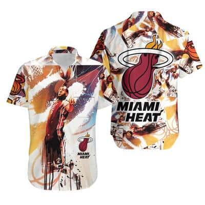 Lebron James 6 Miami Heat Hawaiian Shirt Lebron James 6 Miami Heat Hawaiian Shirt