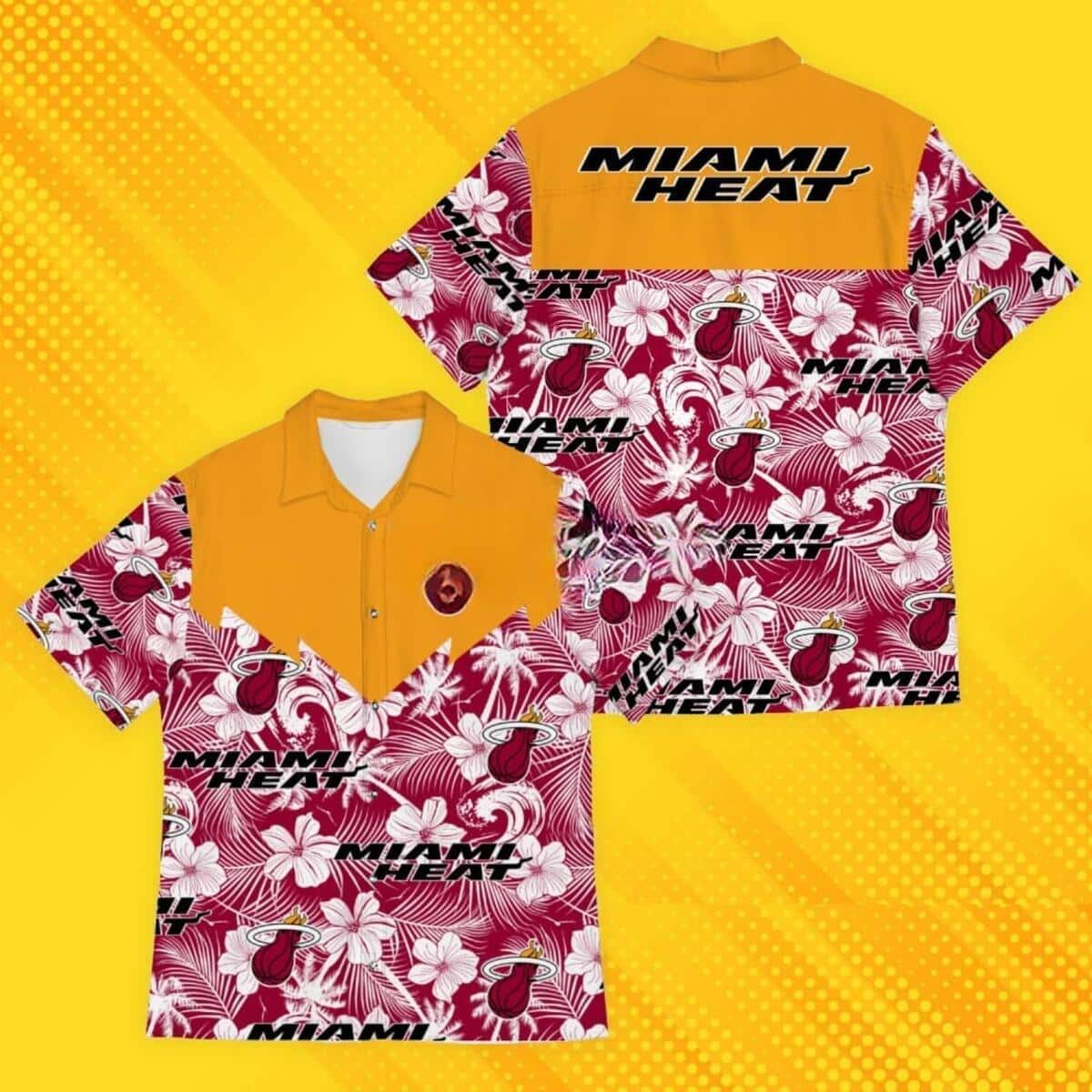 Miami Heat Hawaiian Shirt For Beach Lovers Miami Heat Hawaiian Shirt For Beach Lovers