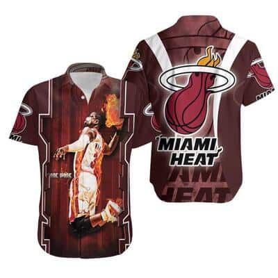 Dwyane Wade Miami Heat Hawaiian Shirt Gift For Basketball Fans Dwyane Wade Miami Heat Hawaiian Shirt Gift For Basketball Fans