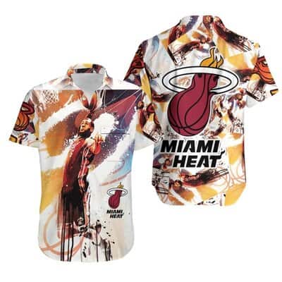 Lebron James 6 Miami Heat Hawaiian Shirt For Basketball Lovers Lebron James 6 Miami Heat Hawaiian Shirt For Basketball Lovers