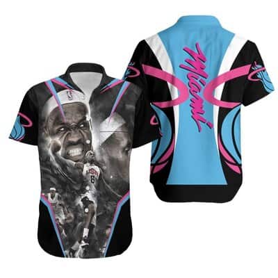 Lebron James 6 Miami Heat Hawaiian Shirt Gift For Basketball Players