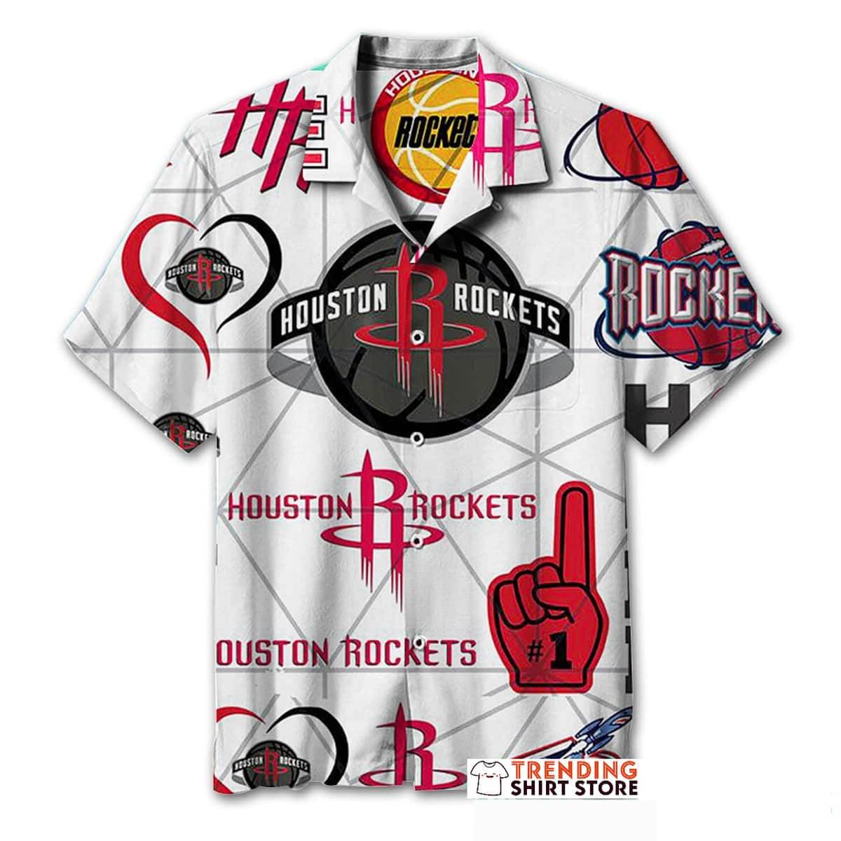 Houston Rockets Hawaiian Shirt Birthday Gift For Beach Lovers