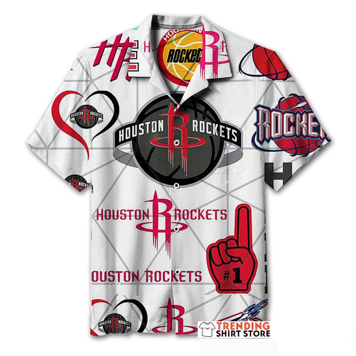 Houston Rockets Hawaiian Shirt Birthday Gift For Beach Lovers Houston Rockets Hawaiian Shirt Birthday Gift For Beach Lovers