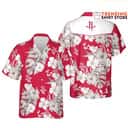 Houston Rockets Hawaiian Shirt Tropical Flora For Beach Lovers Houston Rockets Hawaiian Shirt Tropical Flora For Beach Lovers