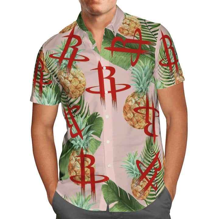 Houston Rockets Hawaiian Shirt Beach Lovers Gift Houston Rockets Hawaiian Shirt Beach Lovers Gift
